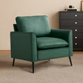 Fauteuil d'appoint moderne avec coussins lombaires