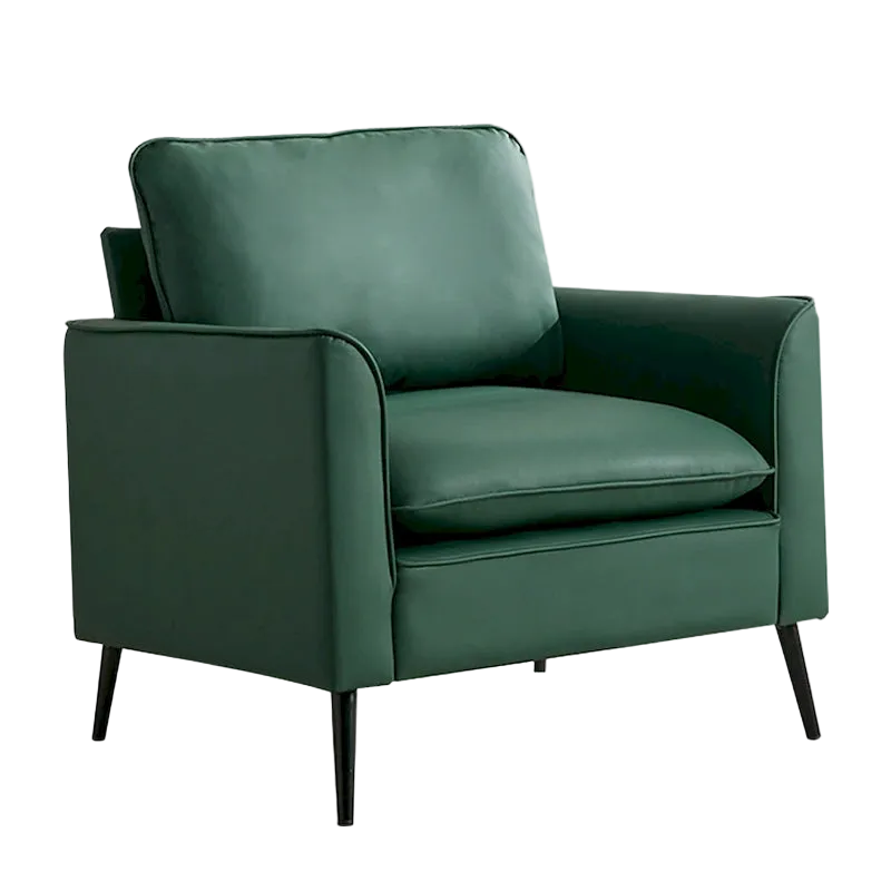 Fauteuil d'appoint moderne avec coussins lombaires