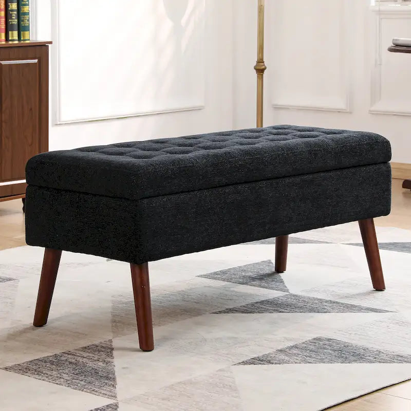 Banc de rangement pour bout de lit de chambre à coucher