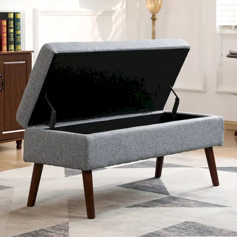 Banc de rangement pour bout de lit de chambre à coucher