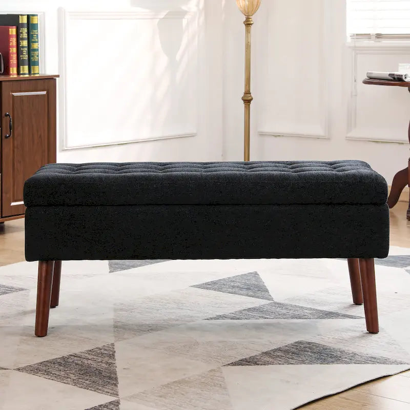 Banc de rangement pour bout de lit de chambre à coucher
