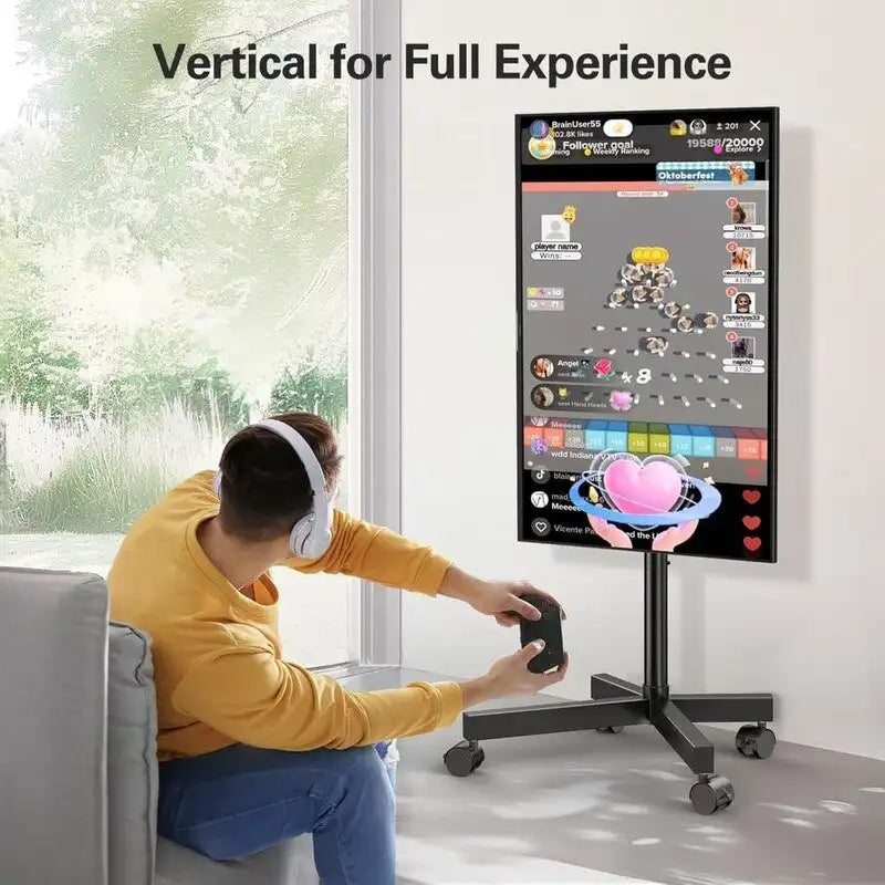 Meuble TV à roulettes