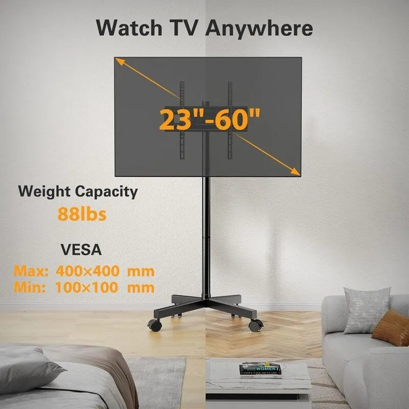 Meuble TV à roulettes