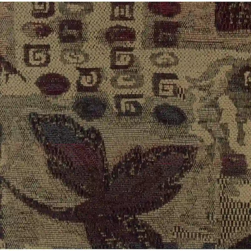 Fauteuil à bascule en rotin avec coussin en chenille