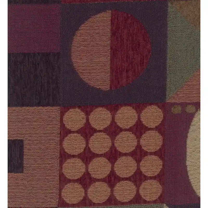 Fauteuil à bascule en rotin avec coussin en chenille