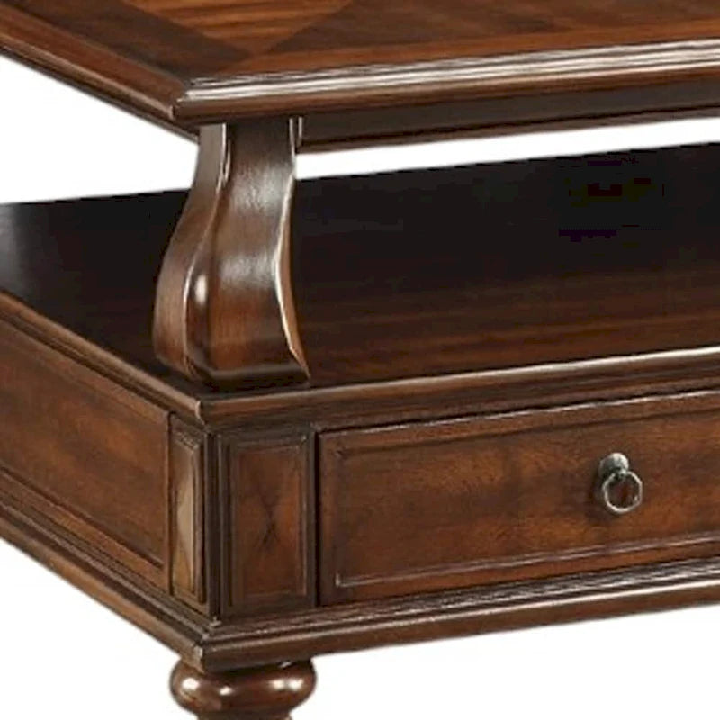 Table basse en noyer 50 X 32 X 20