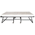 Feld Contemporary Black 48-inch Steel Rollaway Bed with Mattress by Furniture of America