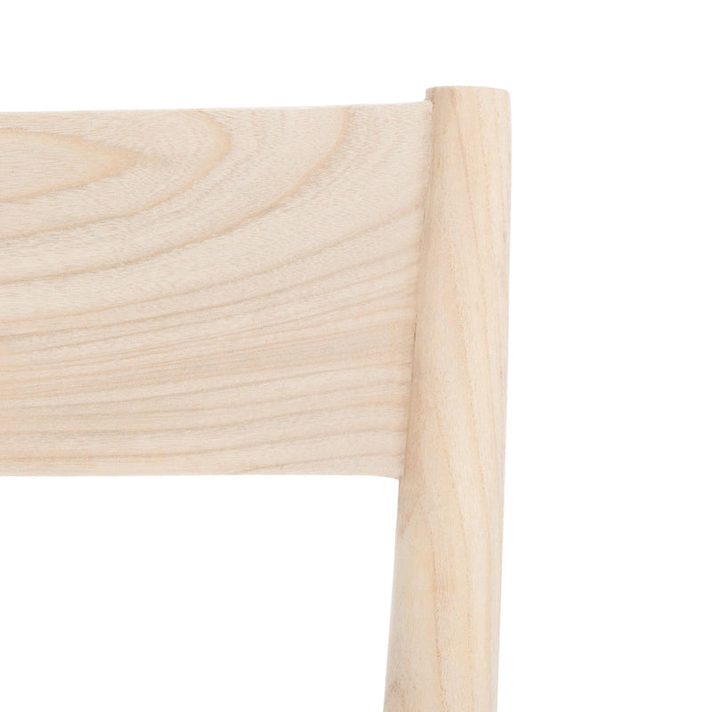 Chaise de salle à manger en cuir (lot de 2) - 47 cm (L) x 51 cm (P) x 80 cm (H)