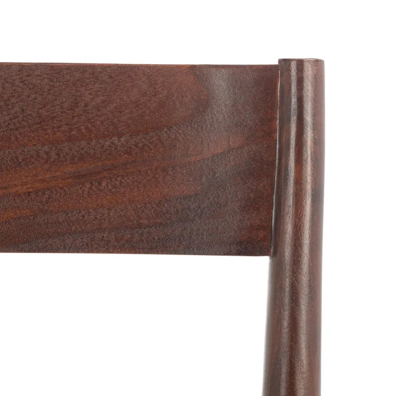 Chaise de salle à manger en cuir (lot de 2) - 47 cm (L) x 51 cm (P) x 80 cm (H)