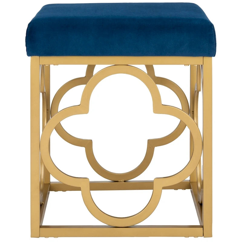 Pouf carré en velours, style marocain