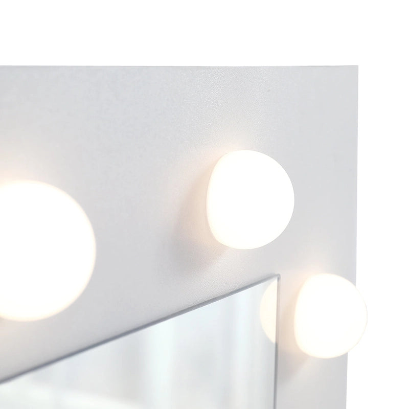 Coiffeuse avec miroir et lumières
