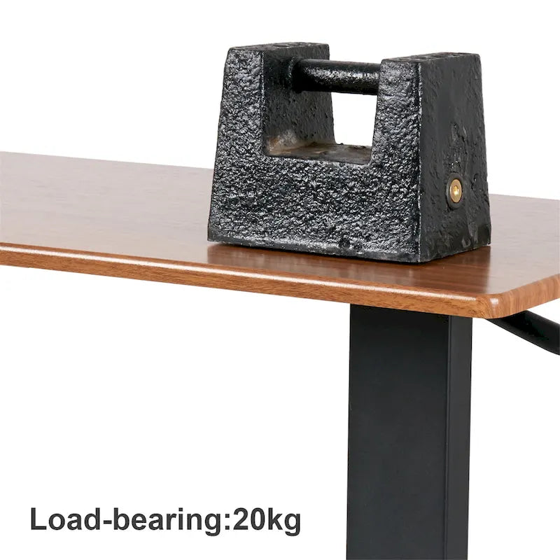 Table d'appoint de canapé réglable en forme de C avec roulettes