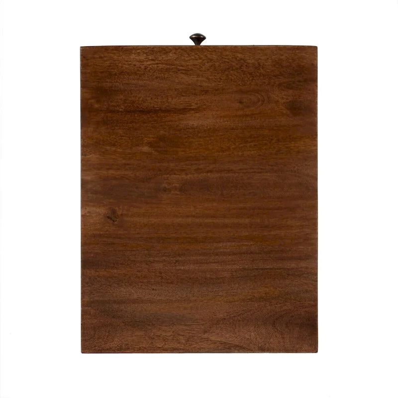 Table d'appoint en C avec 1 tiroir