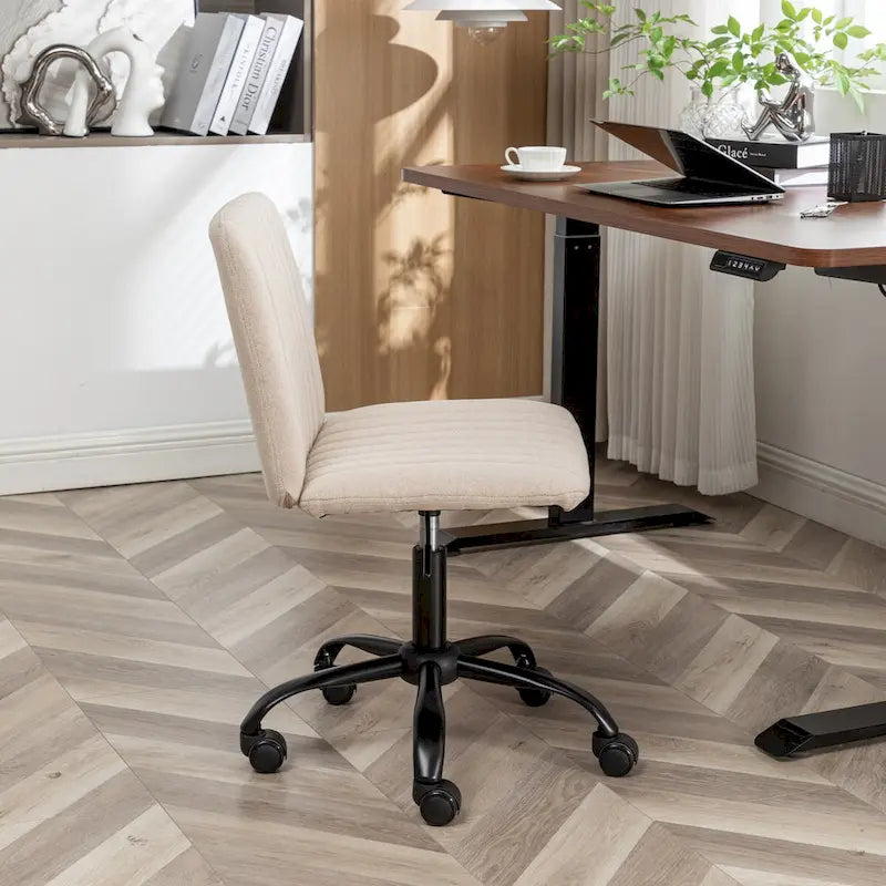 Fauteuil de bureau pivotant en tissu