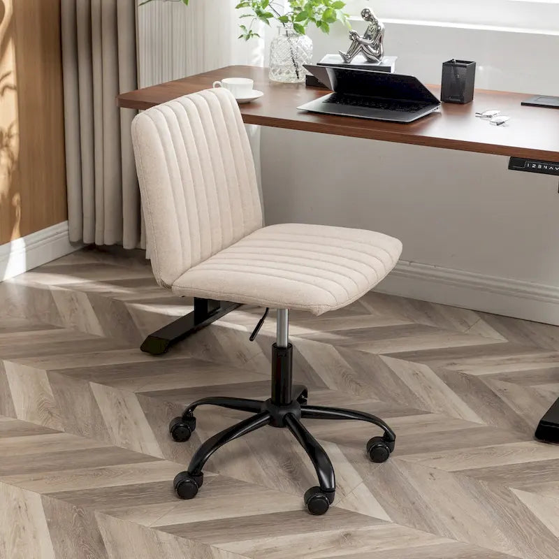 Fauteuil de bureau pivotant en tissu
