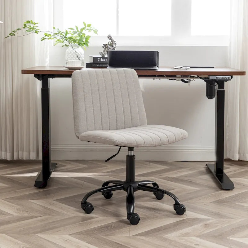 Fauteuil de bureau pivotant en tissu