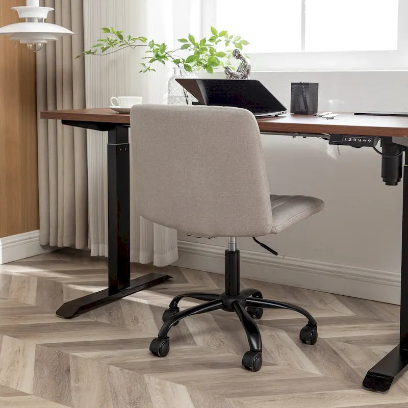 Fauteuil de bureau pivotant en tissu