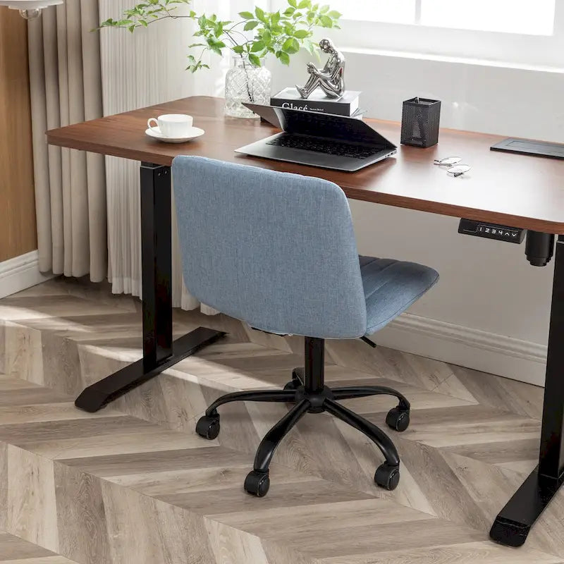 Fauteuil de bureau pivotant en tissu