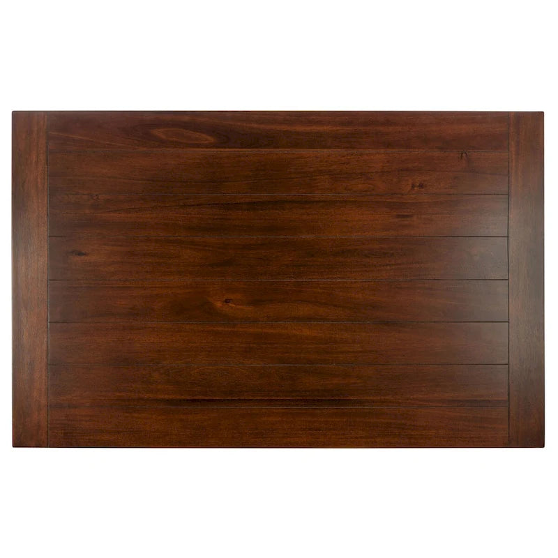 Table à manger rectangulaire marron - 57 L x 36 P x 30 H