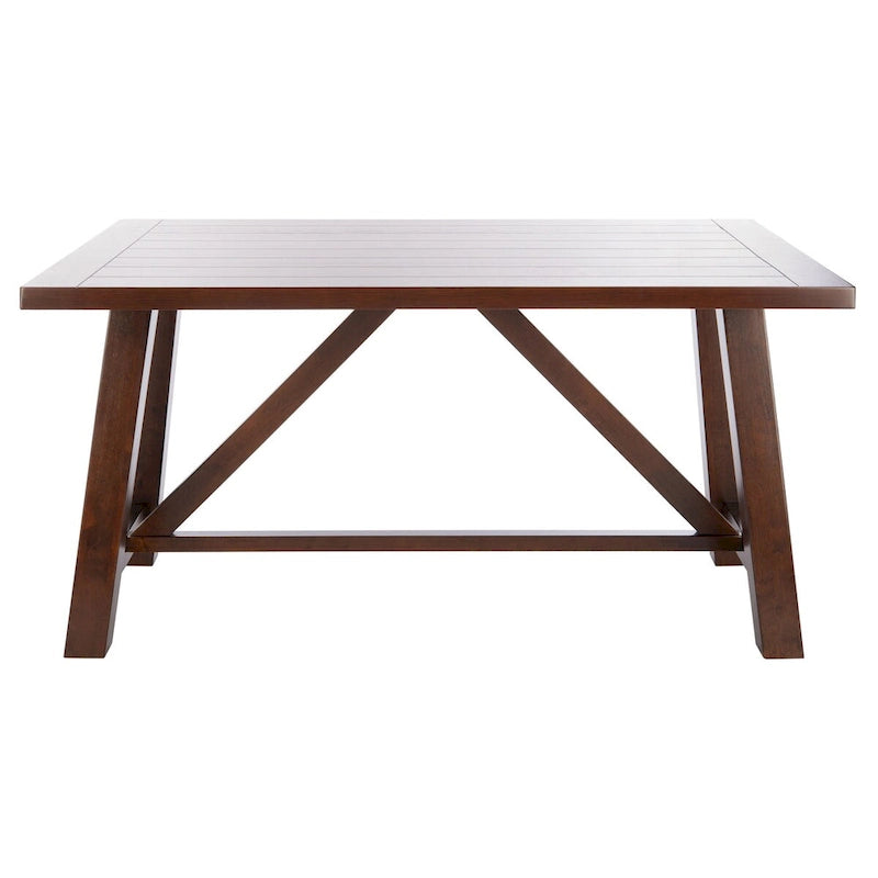 Table à manger rectangulaire marron - 57 L x 36 P x 30 H